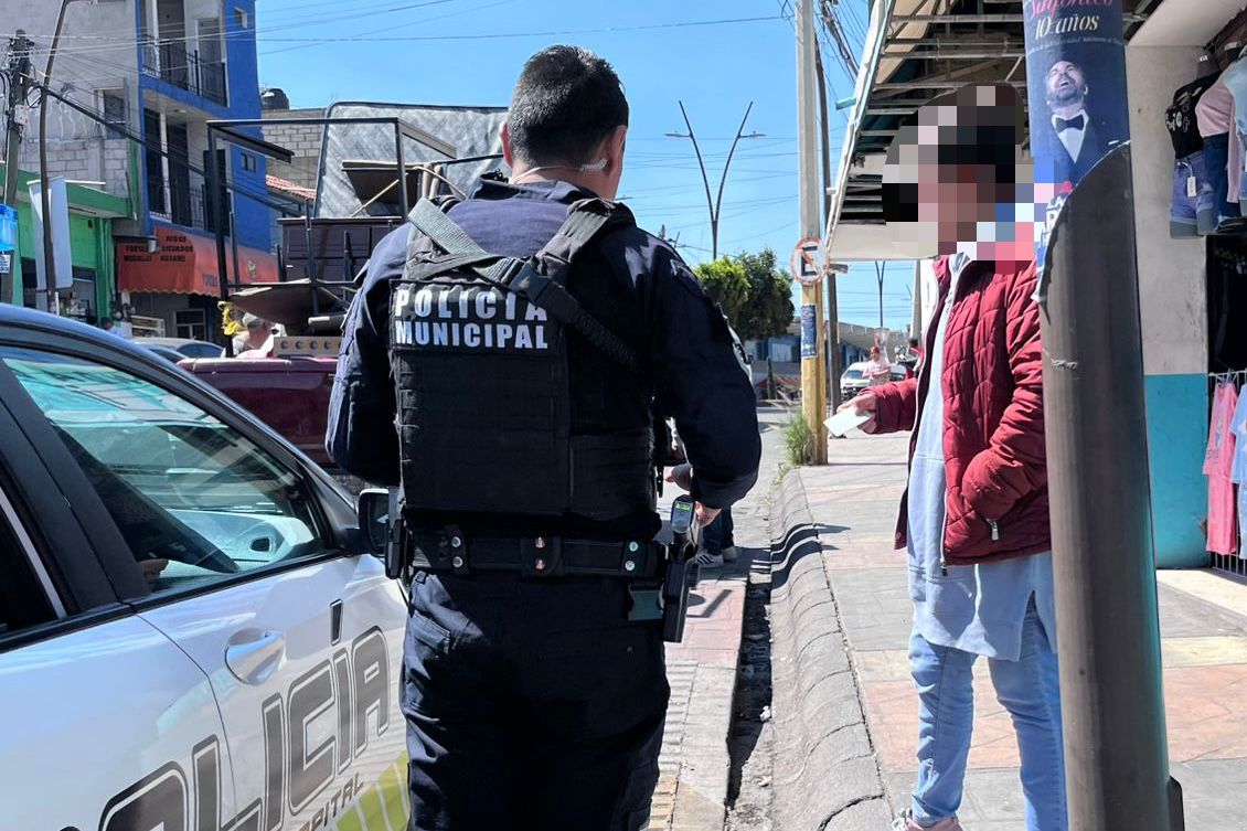 Policía Municipal de Tlaxcala atiende reporte sobre la presunta existencia de artefacto explosivo  en la central de autobuses que resultó falsa alarma